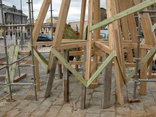 Estructura de madera para Torreón